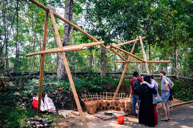 Bamboo workshop in India